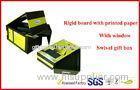 Two Layers / Swivel Rigid Board Gift Packaging Boxes , Custom Colorful Printed Packaging Boxes