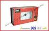 600gsm Rigid Board MP3 / 4 Electronics Packaging with PVC Window , Magnetic Packaging Box