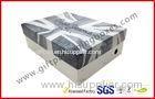 Customized Grey Board Lid and Base Apparel Gift Boxes for Dressing , Wedding Favour Packing Boxes