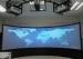 Custom Silver Cylindrical Screen , Curved Projection Screens For Cinema , Simulation
