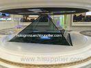 Full HD 4 Faces 3D Hologram Pyramid Display 240 x 240cm for Shopping Mall Advertising