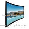 High Level Home Theater Curved Projection Screen 100 inch Black Aluminum Frame