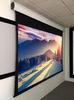 Custom Tab Tensioned Motorized Screen , 106" projection screen