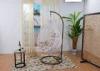 Unique 1 Seater Swing Seat Rattan Hanging Swing Chair for Bedroom