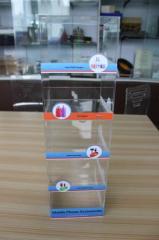 China Supplier Online Shopping Mobile Phone Cable Display Cabinet Acrylic Clear Car Charger Display Case