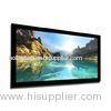 Fixed frame projection screen wall mounted , 3D Silver Screen with Black Velvet