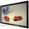 133 Inch Silver Fixed Frame Screen , 3D Home & Movie Projection Screen Aluminum frame