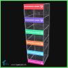 Wholesale 5-tier iphone Cases Counter Display Clear Cellphone Accessories Display Acrylic Display Stand for Accessories