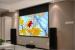Electric Wall Or ceiling mounted projection screens With RF Remote For classroom or office
