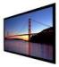 HD black velvet Wall Mount Fixed Frame Screen For Home , High Contrast Grey Screen
