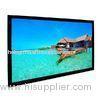 Custom 92 inch fixed projector screen for digital cinemas Aluminum frame