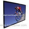 Retractable Home Theater Projector Screen , 16x9 Projector Screen Wall Or Floor Stands Installed