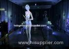 Museum Transparent Holographic Rear Glass Projection Screen , 3D Holographic Film