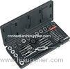 High Carbon Steel Taps and Dies Tool Set with Tap Wrench , Die Holder , Thread Gauge