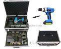 Aluminum Case 114pcs Cordless Power Tool Set / Li-ion 1300mAh Wireless Screwdriver Bits Kits