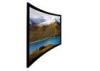 150'' Cinemascope screen , Fixed Frame Curved Projection Screen wall mounted