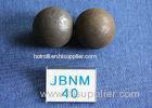 High Surface Hardness 61 - 63hrc Grinding Media Balls B2 D40mm Even hardness for Cement Plants