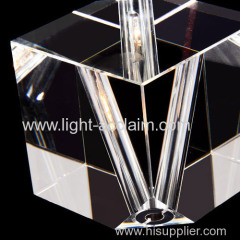 Modern minimalist dining room hall LED crystal lighting fixtures