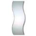 Custom Wall Mounted Silvered Mirror Glass Beveled , 2mm / 3mm Wave Mirror