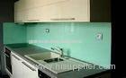 3mm To 8mm Heat Resistant Kitchen Glass , white back painted glass
