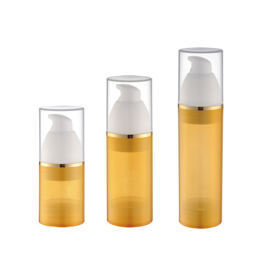 30/50/100/120ml PP round snap-on pump airless cosmetic bottle