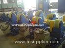 Loading 80000 kg Welding Adjusting Rotator With Steel And Rubber Roller