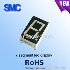 0.56" 7 Segment Red LED Display 1-Digit Common Anode