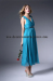 2015 Long Summer Chiffon Bead Maxi graceful women Dress