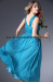 2015 Long Summer Chiffon Bead Maxi graceful women Dress