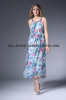 2015 Long Summer fashion Chiffon Bead Maxi Dress