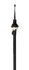 Black Replacement Telescoping Antenna , AM/FM Retractable Car Antenna