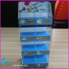 Wholesale 4-tier 8-bins 360 Degree Rotating iphone Cases Display Stand Clear Acrylic Counter Displays Phone Accessories