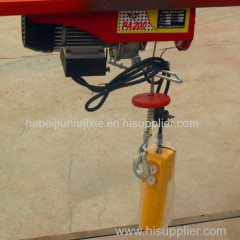 Mini electric wire rope hoist