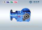 Right Angle Bevel Gear Reducer Ral5010 Blue For Building Machinery / Comperssor