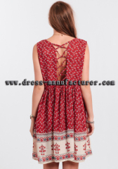 Bohemian Dress series Knee-length beautiful women dress