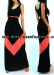 Bohemian Geometric Stripes Dress|Sweet Floor Length Contrast Color Dress