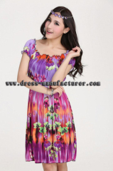 Hot Brand Casual Dress Bohemian Cute Beach Summer Dress New 2015