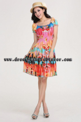 Hot Brand Casual Dress Bohemian Cute Beach Summer Dress New 2015