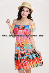 Hot Brand Casual Dress Bohemian Cute Beach Summer Dress New 2015