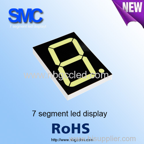 7 segment display large 1.8inch 1 digits