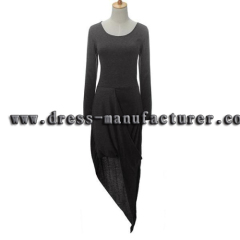 New Brand 2015 European Womens Casaul Backless Asymmetric Bodycon Bohemian Dress HOT Sexy Hip Package Long Dresse