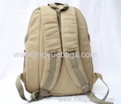 Latest design leisure canvas backpack