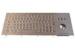 IP65 stainless steel keyboard waterproof vandal proof metal industrial Coal Mine with trackball and