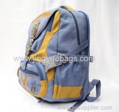 Latest design low price canvas backpack