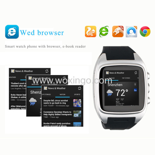 Pedometer smart watch with 3G 2G and GPS