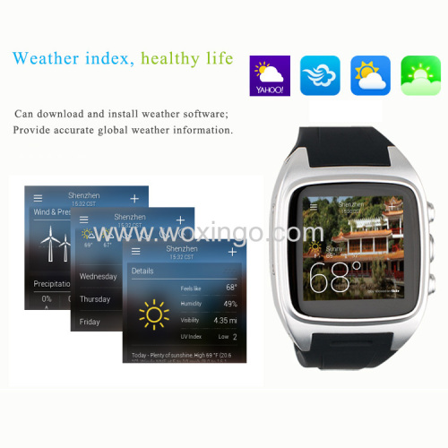 Capasitive IPS 1.54'' screen smart watch