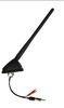 Universal AM FM Car Radio Antenna , Electronic Antenna 75 ohms 12V