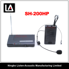 VHF Wireless Headset Microphone SH - 200HP