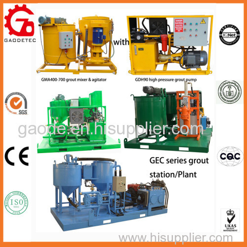 Diesel hydraulic grout plant