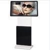 FHD MP4 / MPG2 Floor Standing LCD Advertising Player Support WIFI RJ45